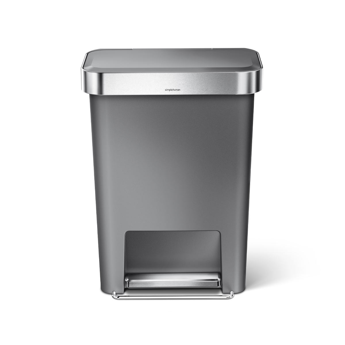 45L Plastic Rectangular Step Can with Liner Pocket (CB)