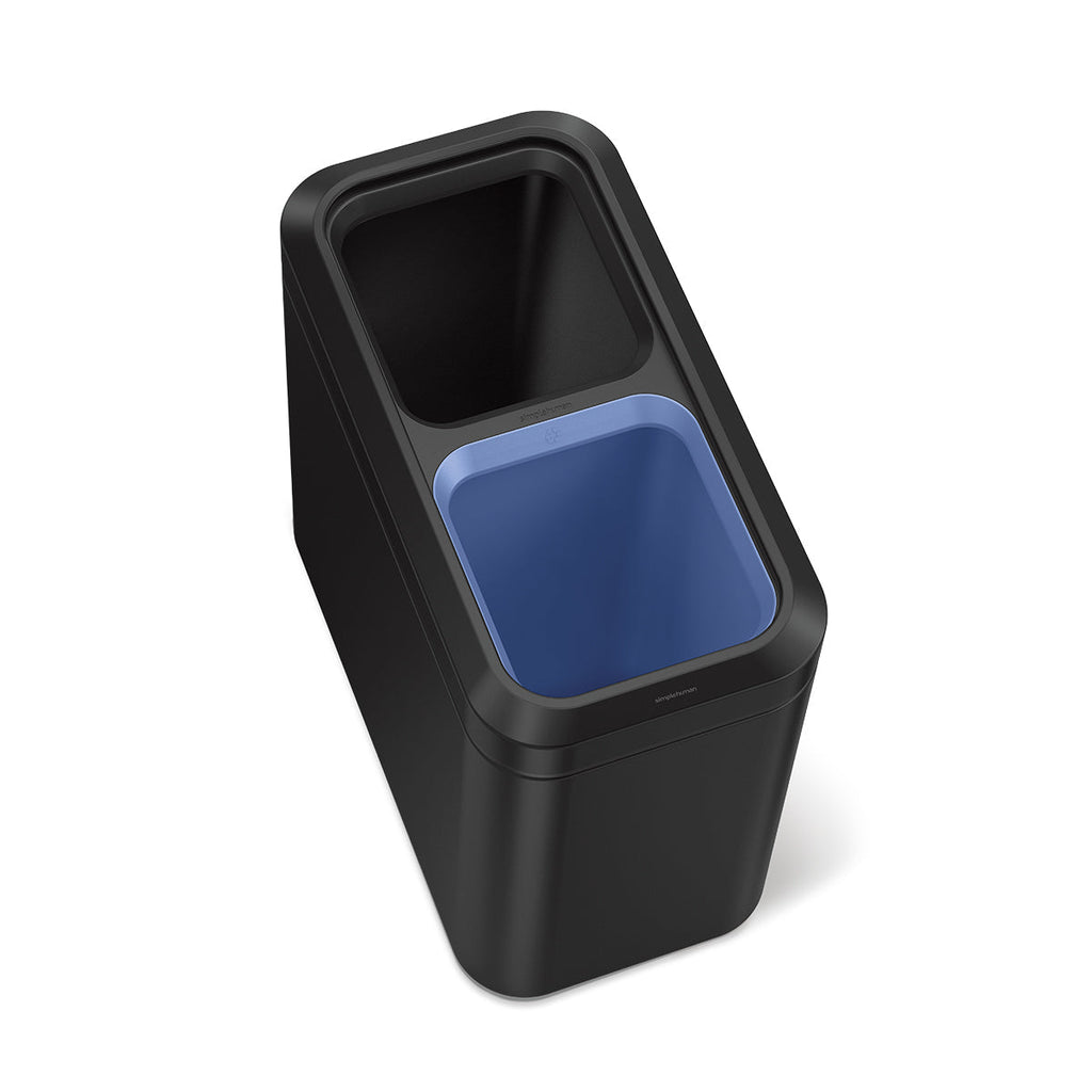 20L Dual Compartment Slim Open Can