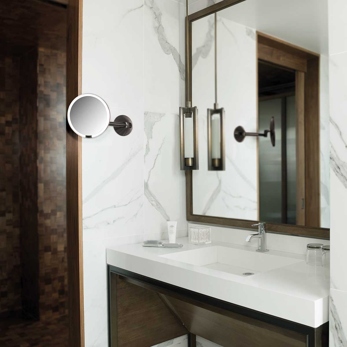 Rechargeable Wall Mount Sensor Mirror